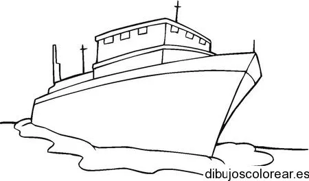 Dibujo de un barco de recreo | Dibujos para Colorear