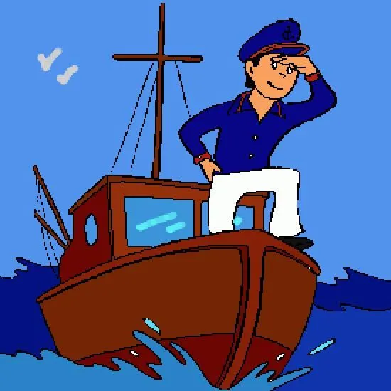 Dibujo barco de motor en el mar - Dibujos de vehículos para ... Dibujo barco de motor en el mar - Dibujos de vehículos para ...