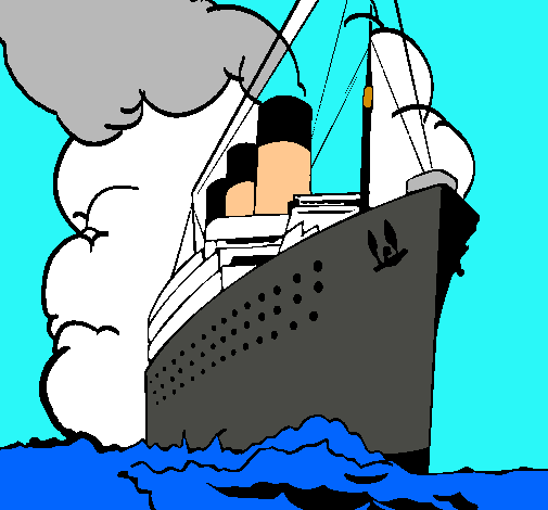 Dibujo de Barco de vapor pintado por Stephano en Dibujos.net el ...