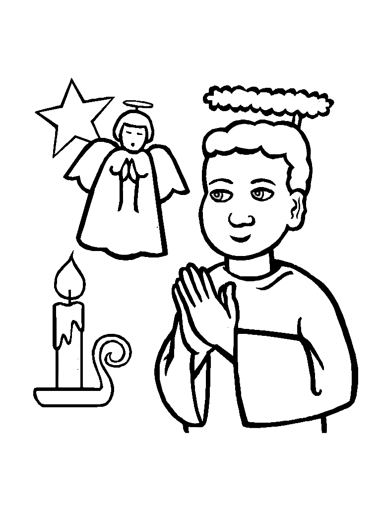 Dibujo bautizo niño angel - Imagui