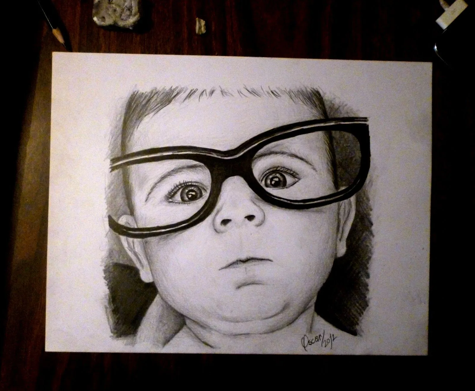 Dibujo de bebe a lápiz / Pencil drawing of baby Dibujo de bebe a lápiz / Pencil drawing of baby