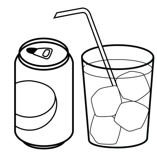 Free coloring pages of coca-cola refrescos