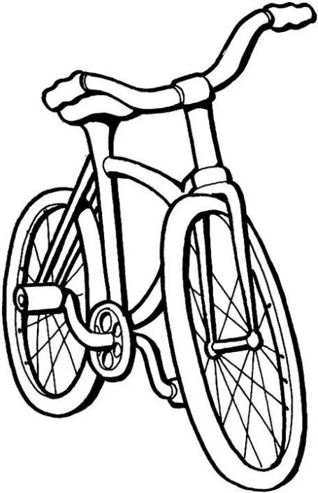 Dibujo de Bicicleta. Dibujo para colorear de Bicicleta. Dibujos ...