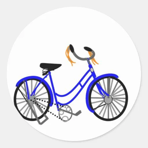 Dibujo de la bicicleta, estilo de los años 50 etiquetas redondas ... Dibujo de la bicicleta, estilo de los años 50 etiquetas redondas ...