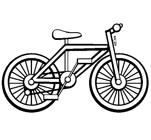 Bicicleta dibujo color - Imagui