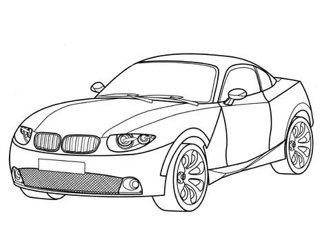 Dibujo de BMW X Cupé para colorear | Dibujos para colorear ...