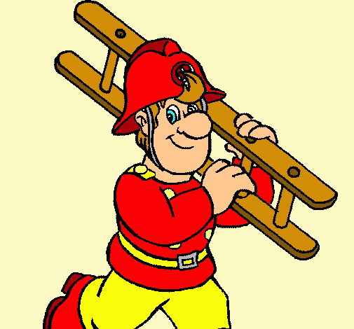 Dibujo de Bombero pintado por Valehe en Dibujos.net el día 14-12 ...