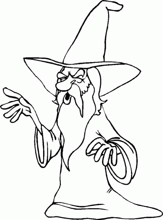 Dibujo de Brujo. Dibujo para colorear de Brujo. Dibujos infantiles ... Dibujo de Brujo. Dibujo para colorear de Brujo. Dibujos infantiles ...