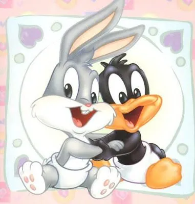 DIBUJO DE BUGS BUNNY Y EL PATO LUCAS DE LOONEY TUNES BABY : INFANTIL Y ...