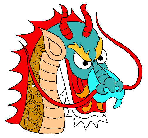Dibujo de Cabeza de dragón pintado por Gocu en Dibujos.net el día ...