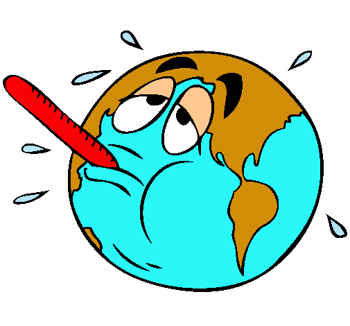 Dibujo de Calentamiento global pintado por Tierra en Dibujos.net ...
