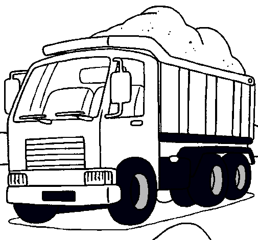 Dibujo de Camión de carga pintado por Santiagof en Dibujos.net el ...