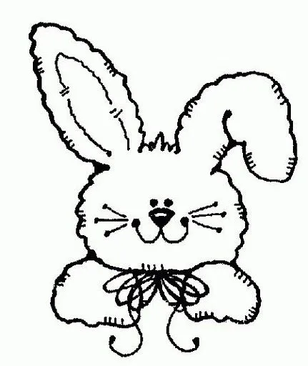 Dibujos de caritas de conejos - Imagui