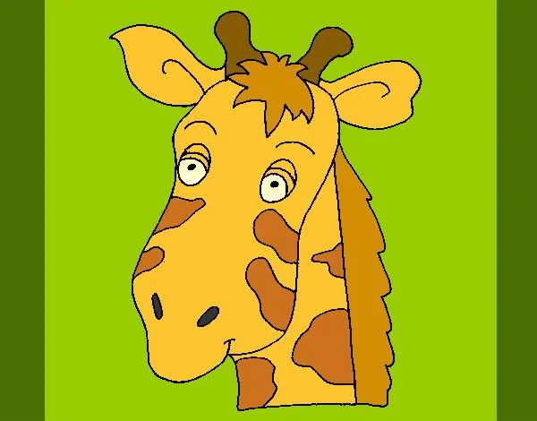 Dibujo de Cara de jirafa pintado por Marga79 en Dibujos.net el día ...