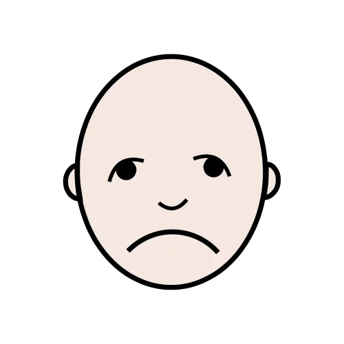 Dibujo de rostro triste - Imagui