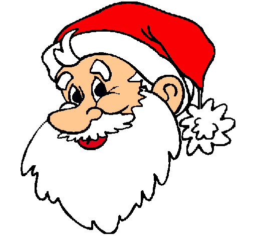 Dibujo de Cara Papa Noel pintado por Jorge en Dibujos.net el día ...