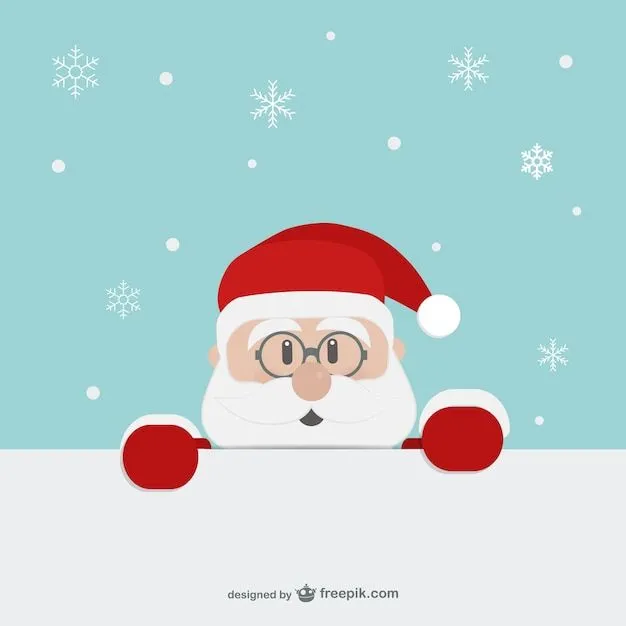 Dibujo de cara de Santa Claus | Descargar Vectores gratis