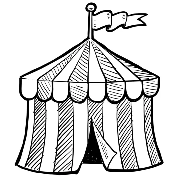 Dibujo carpa de circo — Vector stock © lhfgraphics #13923645