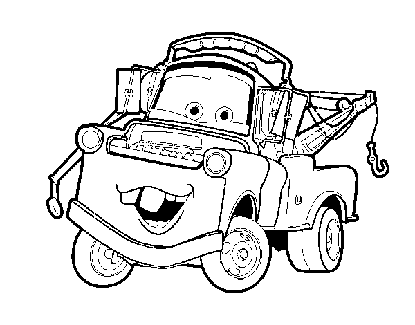 Dibujo de Cars 2 - Mate para Colorear - Dibujos.net