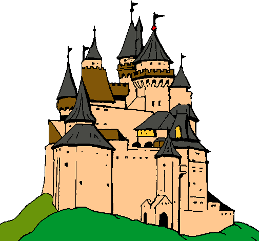Dibujo de Castillo medieval pintado por Manelet en Dibujos.net el ...
