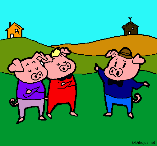 Dibujo de Los tres cerditos 5 pintado por Chanchitos en Dibujos ... Dibujo de Los tres cerditos 5 pintado por Chanchitos en Dibujos ...