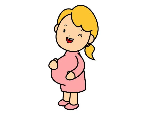 Dibujo de Chica embarazada pintado por Seysmar en Dibujos.net el ...