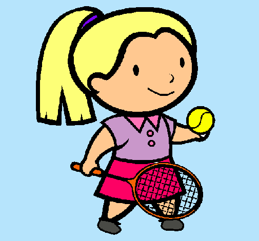 Dibujo de Chica tenista pintado por Tenis en Dibujos.net el día 25 ... Dibujo de Chica tenista pintado por Tenis en Dibujos.net el día 25 ...