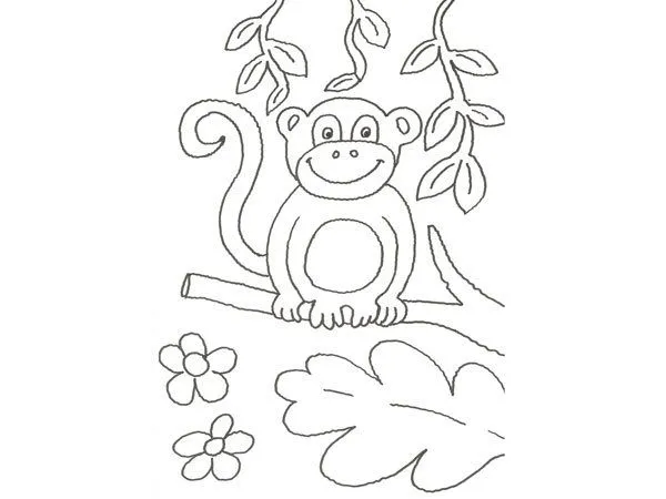 17586-4-dibujo-de-un-chimpance ...