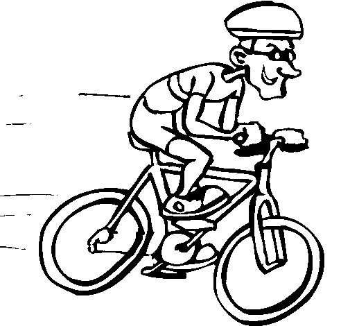 Dibujo de Ciclismo 1 para Colorear - Dibujos.net