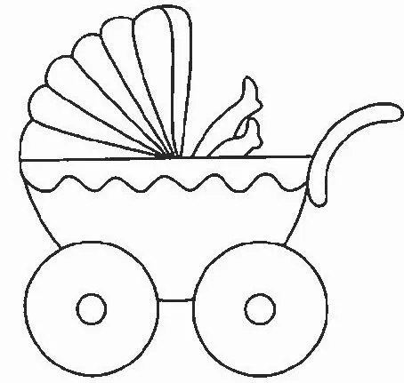 Bebés en carritos para bebé para colorear - Imagui