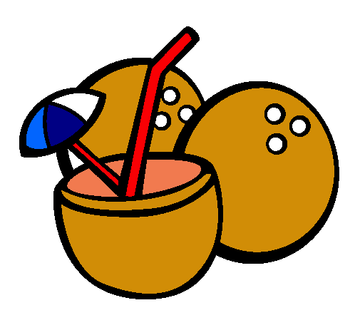 Dibujo de Cóctel de coco pintado por Coco en Dibujos.net el día 02 ...