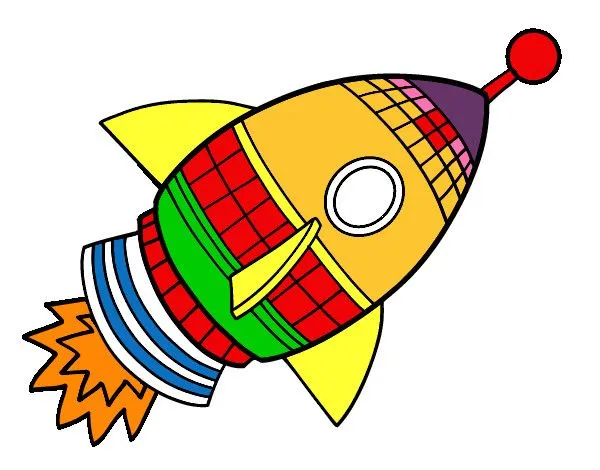 Dibujo de Cohete espacial pintado por Santimunro en Dibujos.net el ...