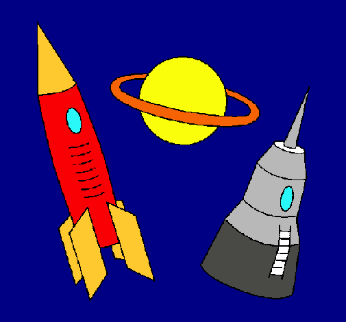 Dibujo de Cohete pintado por Cometa en Dibujos.net el día 19-04-11 ...