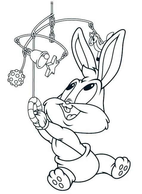 Dibujo para colorear de Bugs Bunny Bebé | Dibujos para Niños Dibujo para colorear de Bugs Bunny Bebé | Dibujos para Niños