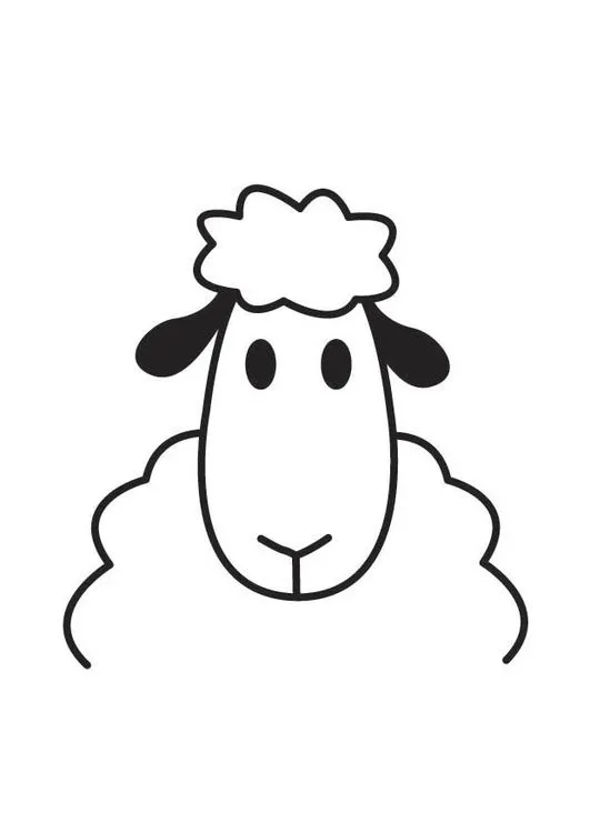 Dibujo para colorear cabeza de oveja | Garabatos de animales, Dibujos garabateados, Lindos dibujos fáciles Dibujo para colorear cabeza de oveja | Garabatos de animales, Dibujos garabateados, Lindos dibujos fáciles