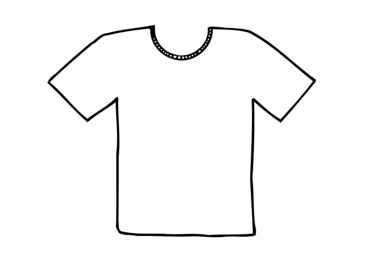 Dibujo para colorear Camiseta - Img 12295