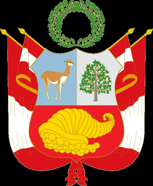 El escudo nacional de peru para colorear - Imagui