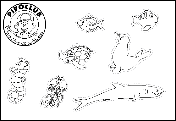 Dibujo para colorear del fondo del mar - Imagui Dibujo para colorear del fondo del mar - Imagui