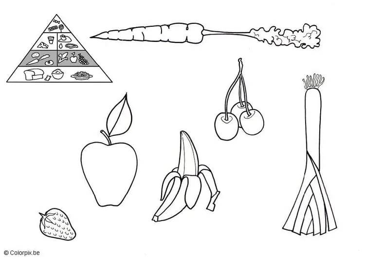 Dibujo para colorear Frutas y verduras - Dibujos Para Imprimir Gratis - Img  5675