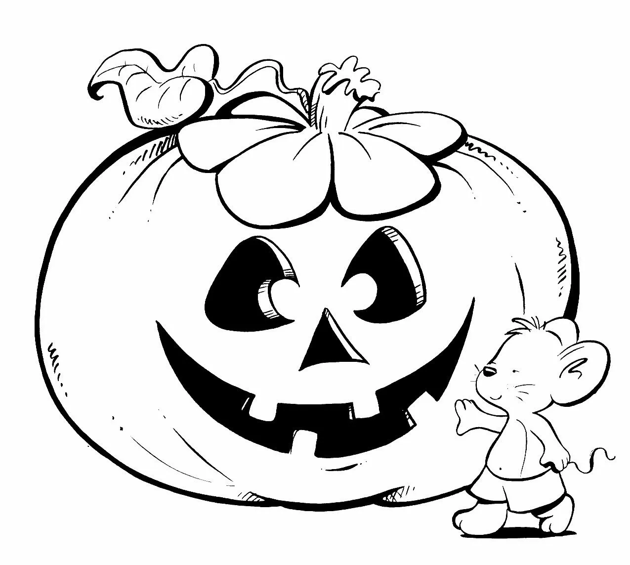 Dibujo Colorear Halloween Mickey Calabaza Gratis Dibujo Colorear Halloween Mickey Calabaza Gratis