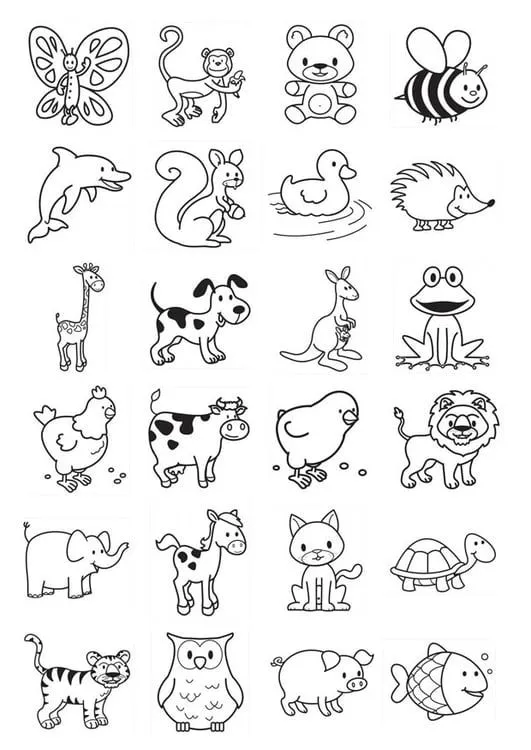 Dibujo para colorear iconos para niños - Img 20781