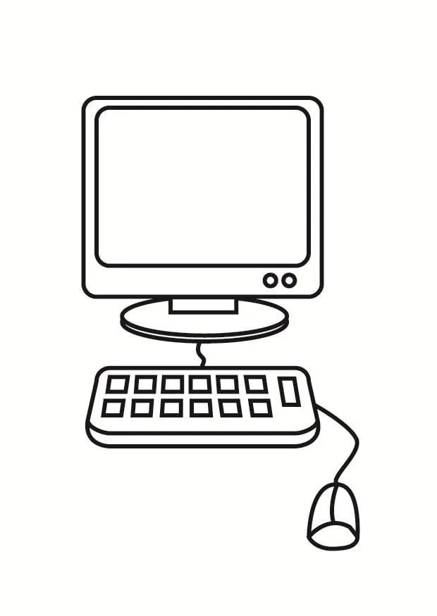Dibujo para colorear ordenador - Dibujos Para Imprimir Gratis - Img 23284 Dibujo para colorear ordenador - Dibujos Para Imprimir Gratis - Img 23284