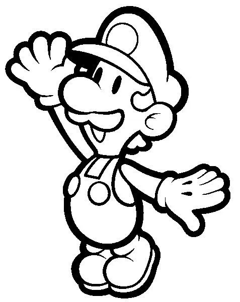 Dibujo para colorear Super Mario 7