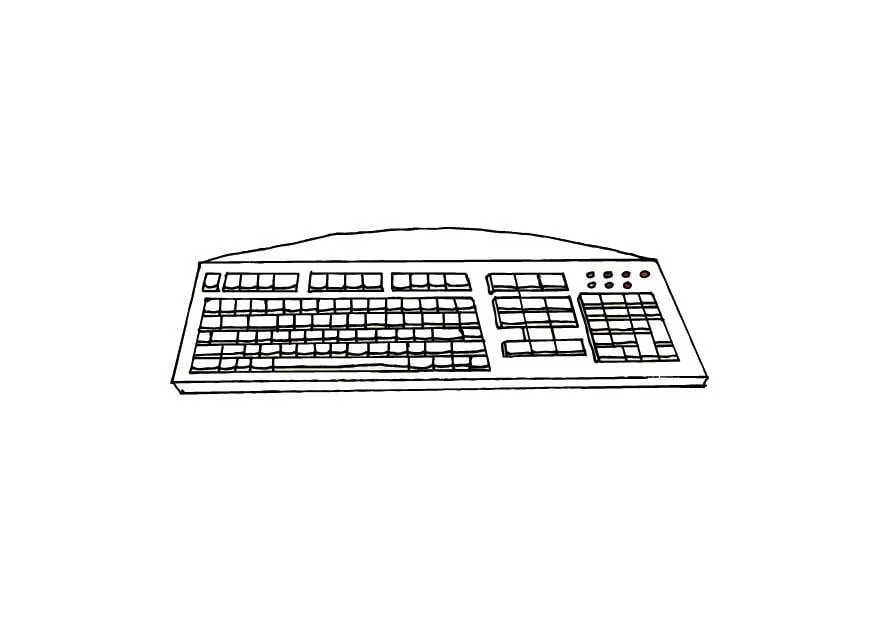 Dibujo para colorear Teclado - Dibujos Para Imprimir Gratis - Img 10428 Dibujo para colorear Teclado - Dibujos Para Imprimir Gratis - Img 10428