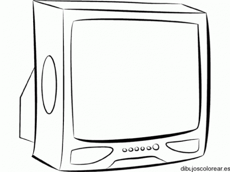 Dibujos de televisores para colorear - Imagui