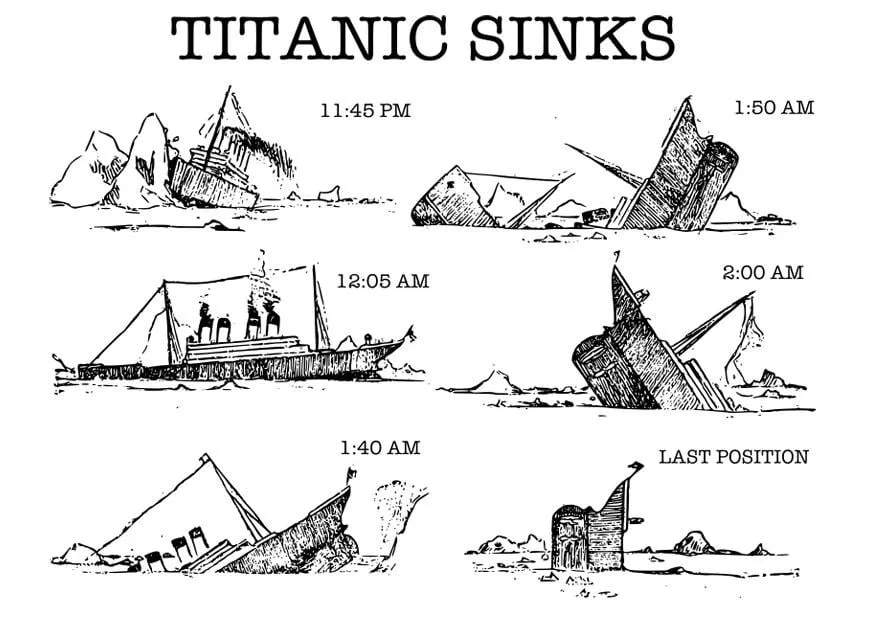 Dibujo para colorear Titanic - Dibujos Para Imprimir Gratis - Img 30097