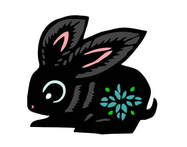 Dibujo de conejo pintado por Kaikozatsu en Dibujos.net el día 15 ...