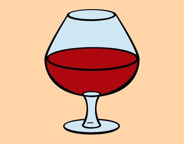 Dibujo de Copa de vino pintado por Burgerking en Dibujos.net el ...
