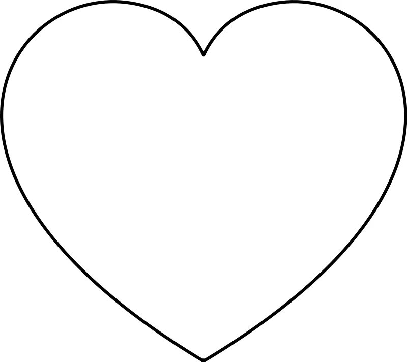 Dibujo de corazon para colorear | Desmotivaciones de enamorados