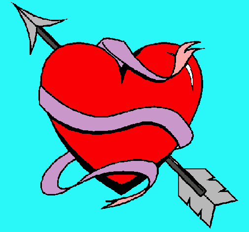 Dibujo de Corazón con flecha pintado por Amor en Dibujos.net el ... Dibujo de Corazón con flecha pintado por Amor en Dibujos.net el ...
